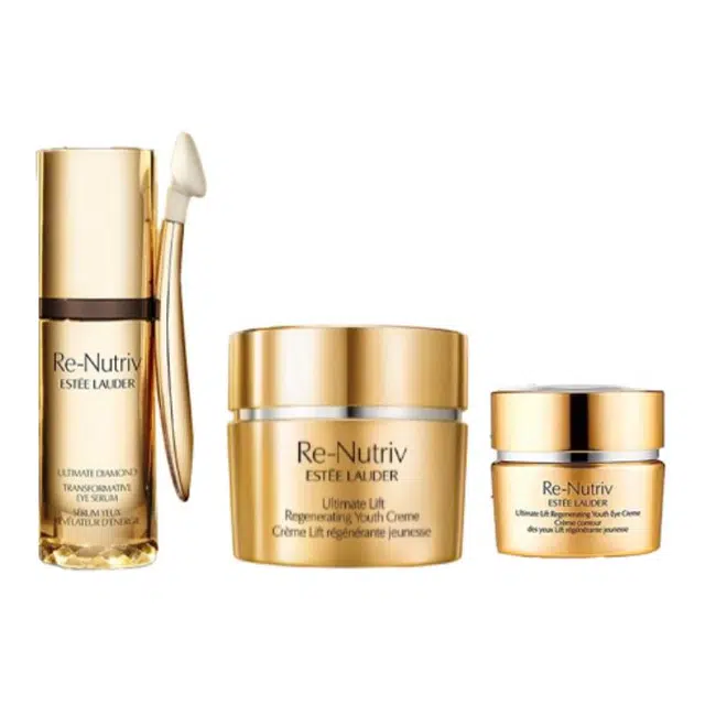 雅诗兰黛 白金眼面护肤套装三件套 保湿紧致