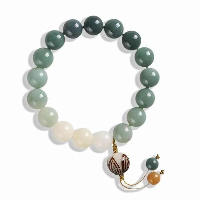 京华录 文玩佛珠本命年转运 简约小众设计绕指柔 淡雅高级气质感 国潮复古风 民族风 福泽绵长#好运 菩提根 手串 男女同款情侣款