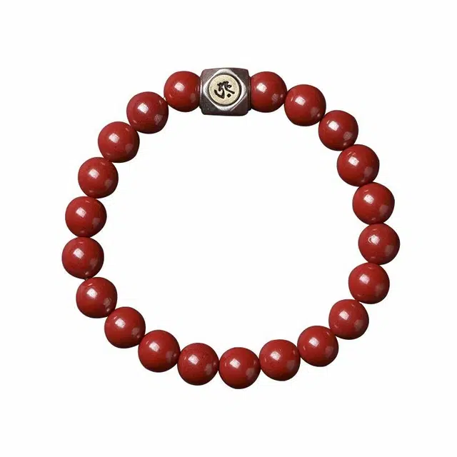 京华录 平安守护生肖守护神 国风普贤菩萨龙蛇转运佛珠 新中式古风文玩 招财纳福#好运 朱砂 玉石手串 男女同款情侣款