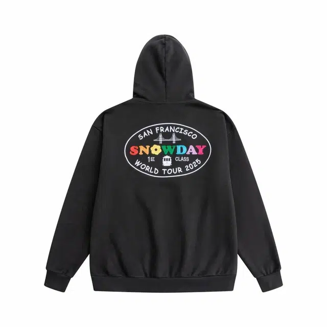 Snowday Cable Rainbow Car Hoodie