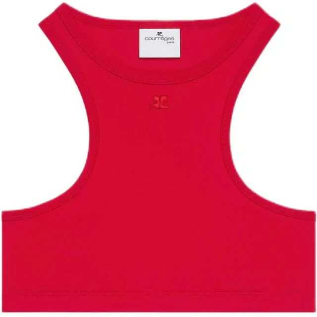 COURREGES SS25 SCUBA BRA Ruby