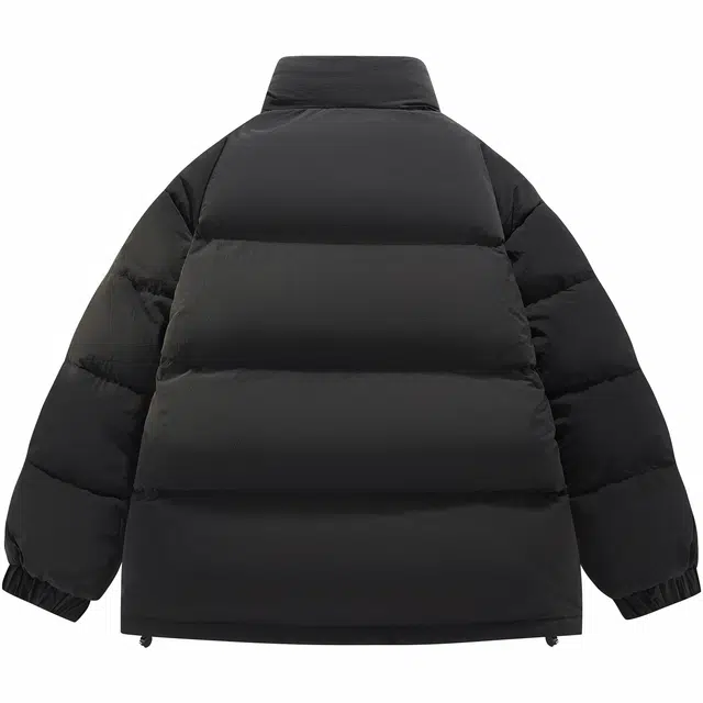 帕丁顿熊 夜光发泡雪山印花纯色宽松休闲防风防寒保暖加厚羽绒服外套 男女同款
