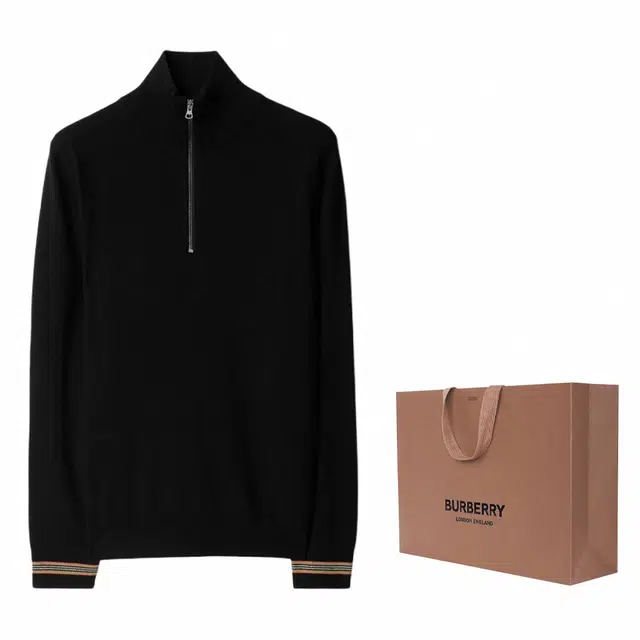 Burberry Classic Crewneck Sweater Black