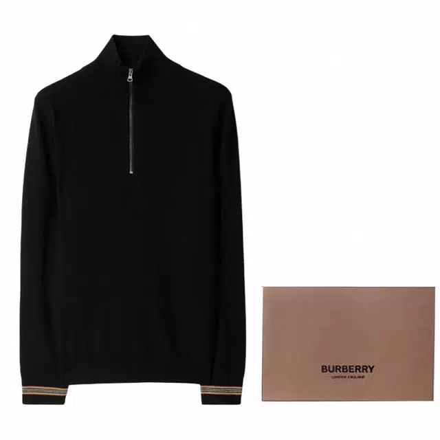 Burberry Classic Crewneck Sweater Black