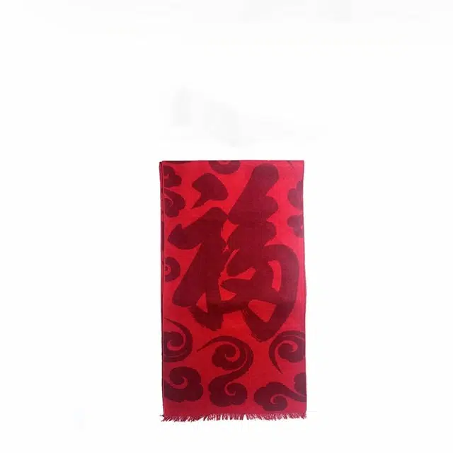 心水好物 蛇年本命年真丝绒桑蚕丝 围巾 男女同款情侣款