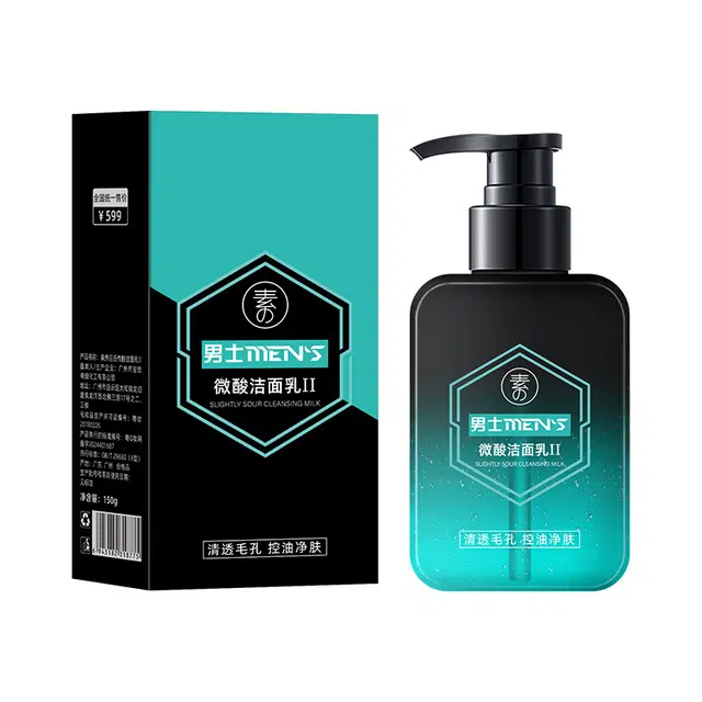 素秀臣氏 男士微酸洁面乳通用 控油清洁清爽