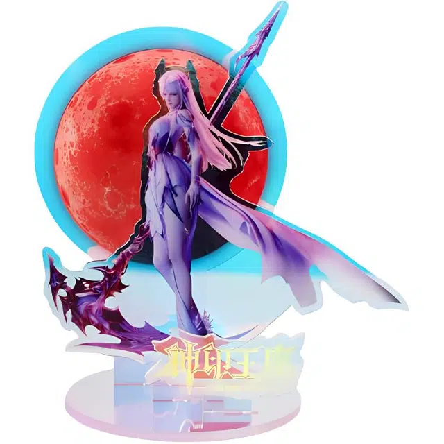 腾讯视频草场地 神眷觉醒圣采儿镭射 亚克力立牌