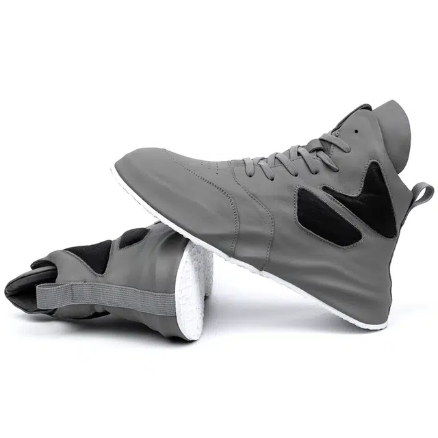 圣大骑士 时尚潮流百搭 防滑耐磨增高 高帮 生活休闲鞋 男款