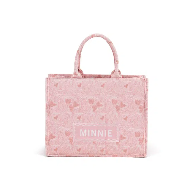 Disney Minnie Canvas Tote Bag Pink