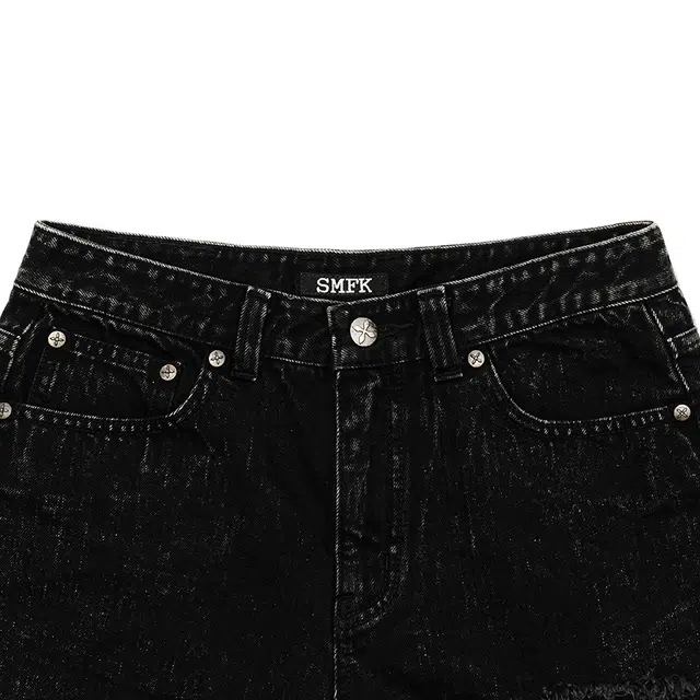 SMFK Denim Shorts Black