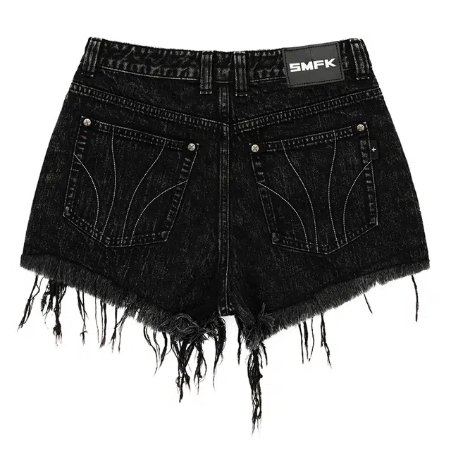 SMFK Denim Shorts Black