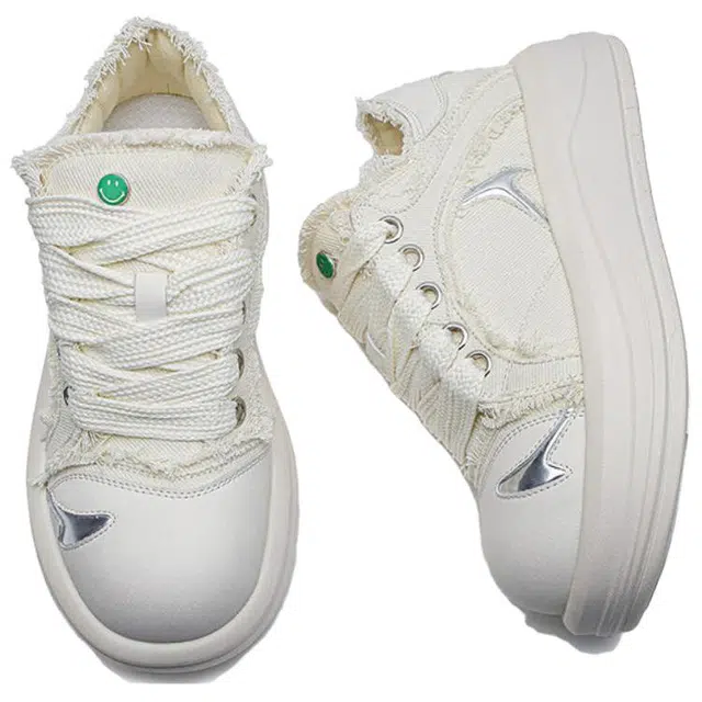 年走索 厚底时尚休闲 低帮 板鞋 男女同款