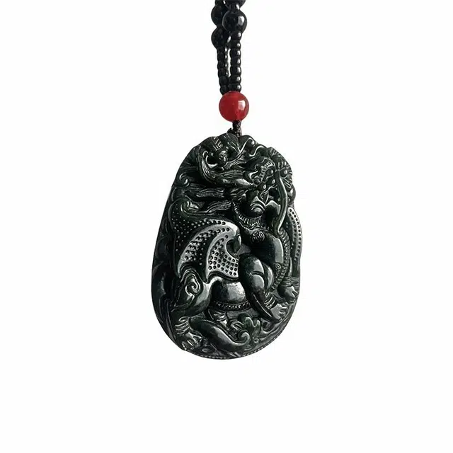 舒杰 新中式祥瑞之兽麒麟 和田玉 青玉 男女同款情侣款