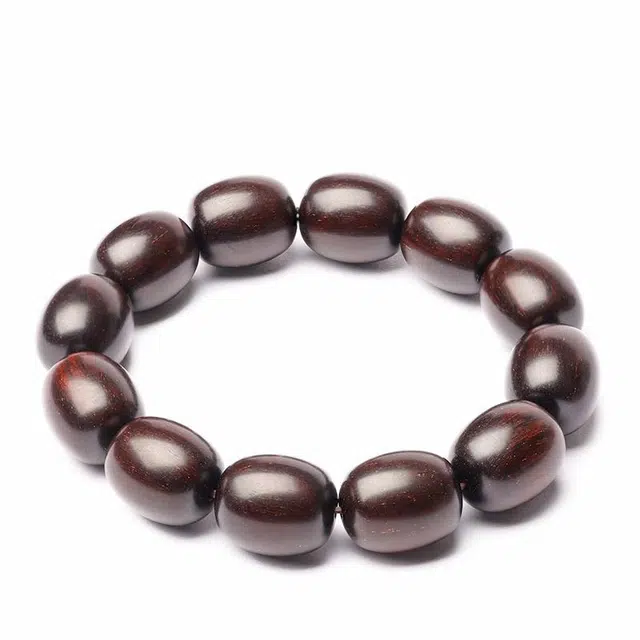 三檀小舍 枣珠 诸事顺利 平安顺意 国潮国风复古小众高级轻奢文玩 紫檀属 手串 男女同款情侣款