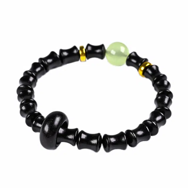 素于 八方来财好运连连轻奢高级感文玩国潮新中式小众设计佛珠念珠考试上岸盘玩礼盒#幸运配饰 檀木 手串 男女同款情侣款