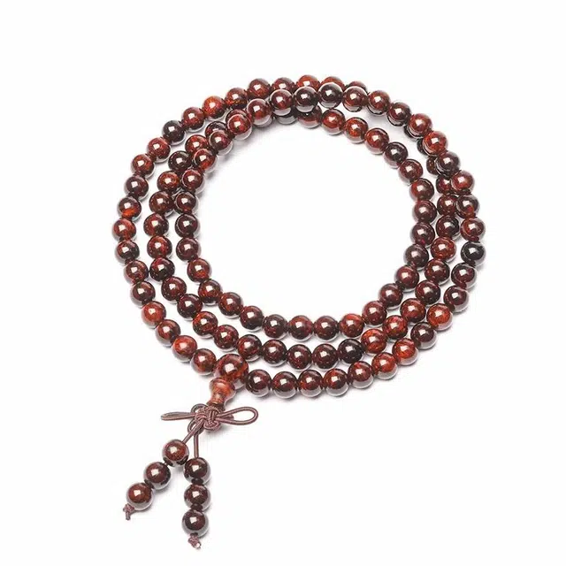 三檀小舍 【蛇年大吉】 霸气瘤疤财源滚滚 诸事顺利好运连连 国风国潮新中式 小众高级轻奢文玩盘玩叠戴礼盒 紫檀属 手串 男女同款情侣款