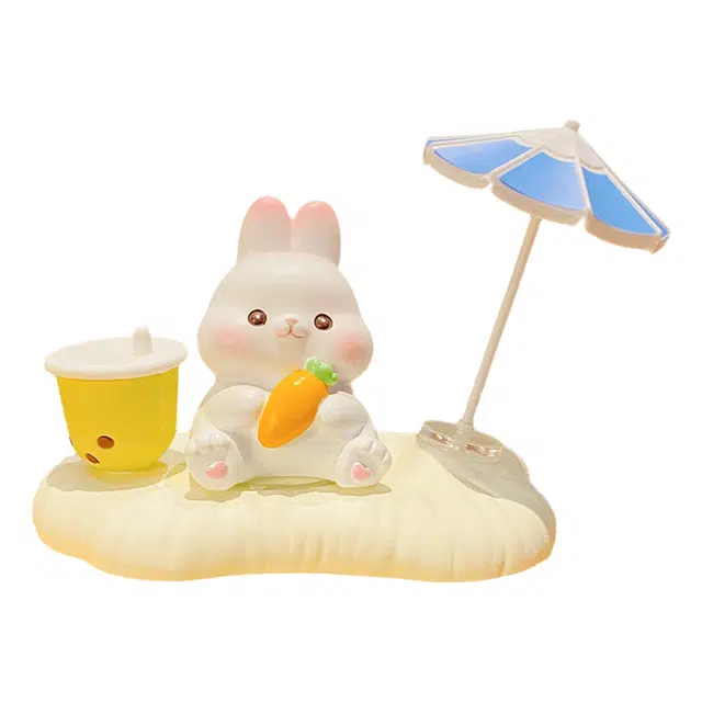 蒙喔 卡通沙滩动物 萌趣 治愈 景品