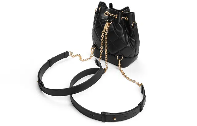 Charles & Keith Quilted Chain Backpack