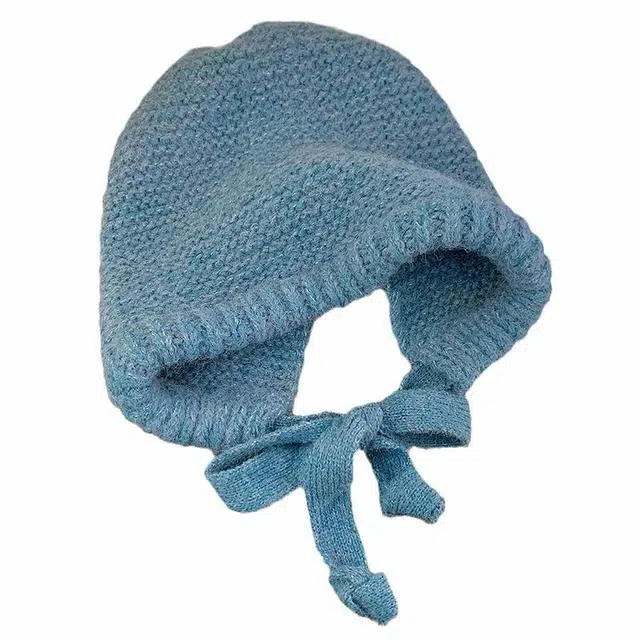 俞兆林 巴拉克拉法帽秋冬帽子针织帽子一帽两用可做包包 涤纶 绒线帽 女款 蓝色/米色/黑色/咖色/灰色