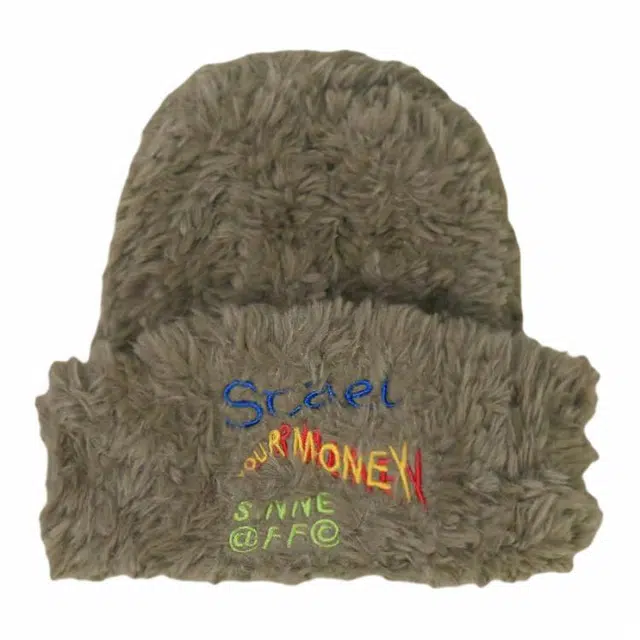 俞兆林 帽子秋冬季韩版字母款加厚保暖毛线显脸小潮流 涤纶 绒线帽 女款 卡其/黑色/米白