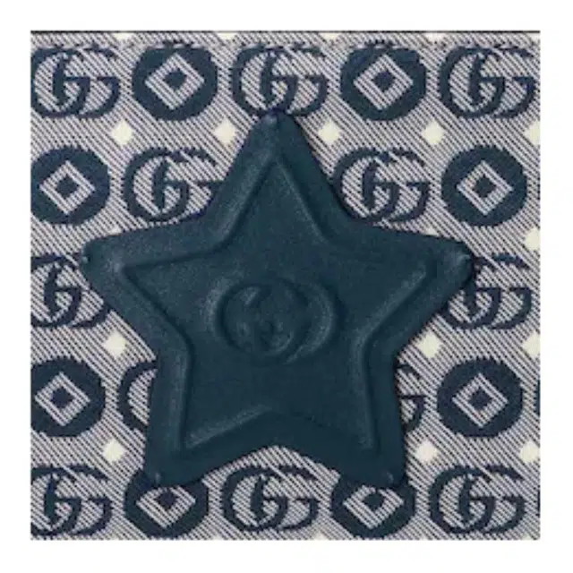 Gucci GG Star Logo Belt Bag Blue Kids