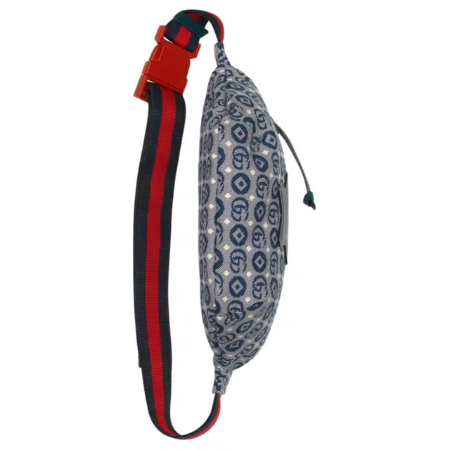 Gucci GG Star Logo Belt Bag Blue Kids