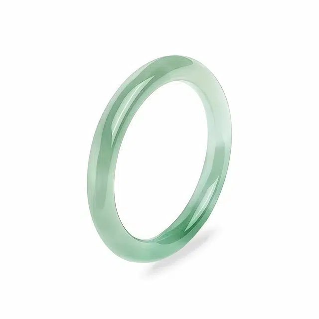 兰慕茵诺 轻奢小众天青冻清冷感温婉气质玉镯 古风搭配汉服旗袍 显白必备单品 #好运 玉髓 手镯 女款