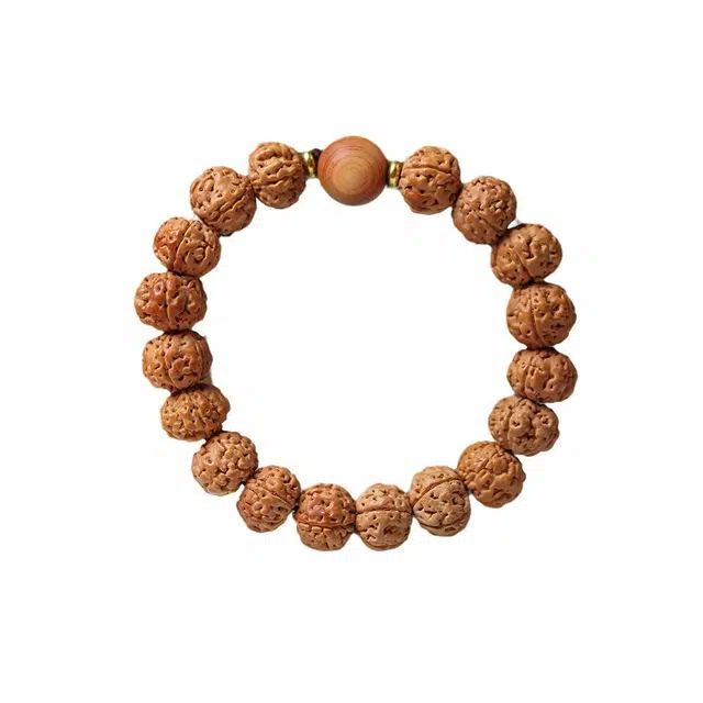 【纳福 好运连绵】 琢玉居 转运珠 新中式国风设计 单圈文玩盘玩 绕指柔 上岸 金刚菩提 手串 男女同款情侣款