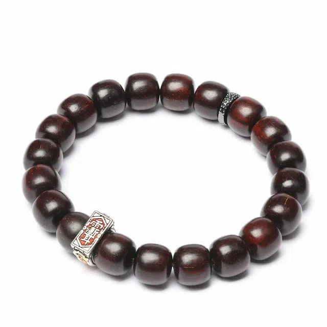 三檀小舍 雨渐耳 招财财源滚滚 诸事顺利好运连连 国风国潮新中式 小众高级轻奢盘玩礼盒 紫檀属 木作手串 男女同款情侣款