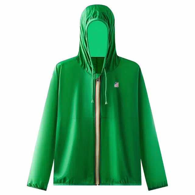 贵人鸟 太阳盾系列 户外机能撞色拉链潮流印花宽松百搭休闲透气防晒服 男女同款