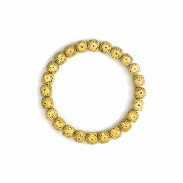 富珠汇 吸金暴富幸运鸡油黄盘玩文玩新中式轻奢高级感平安顺遂 星月菩提 手串 男女同款情侣款