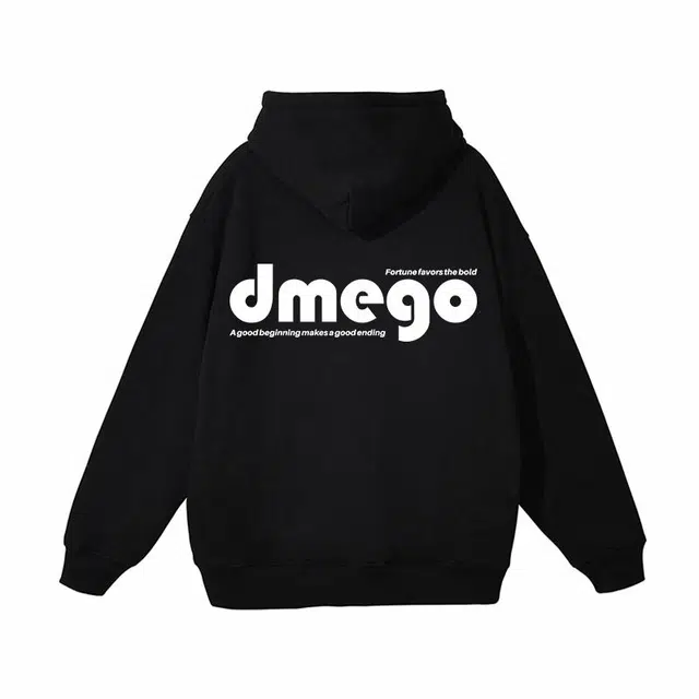 【dme】 美式潮流重磅街头字母印花保暖舒适个性时尚百搭宽松柔软卫衣 男女同款
