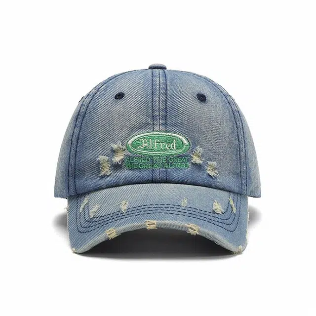 浪莎 字母刺绣磨破水洗软顶时尚百搭男女中性款棒球帽户外弯檐鸭舌帽 棉 鸭舌帽 男女同款情侣款