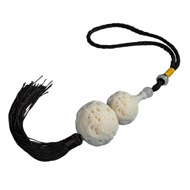 絮物 腾云驾雾葫芦 国潮新中式轻奢高级感盘玩文玩考试考研考公上岸转运百搭 象牙果 手把件 男女同款情侣款