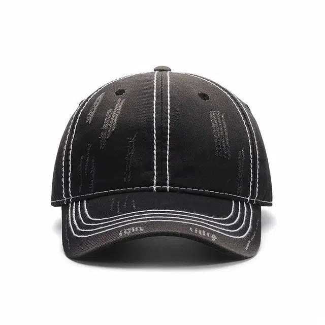 浪莎 黑色春秋男女中性款户外透气棒球帽光板软顶水洗鸭舌帽 棉 鸭舌帽 男女同款情侣款