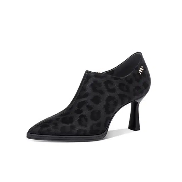 Jessica Sophia Leopard Print Heels