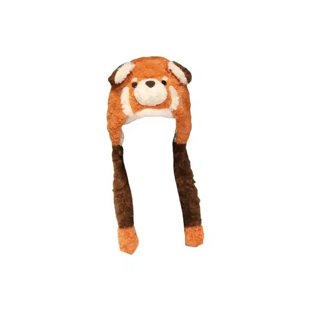 波比熊 可爱狐狸帽子 萌趣 玩偶周边