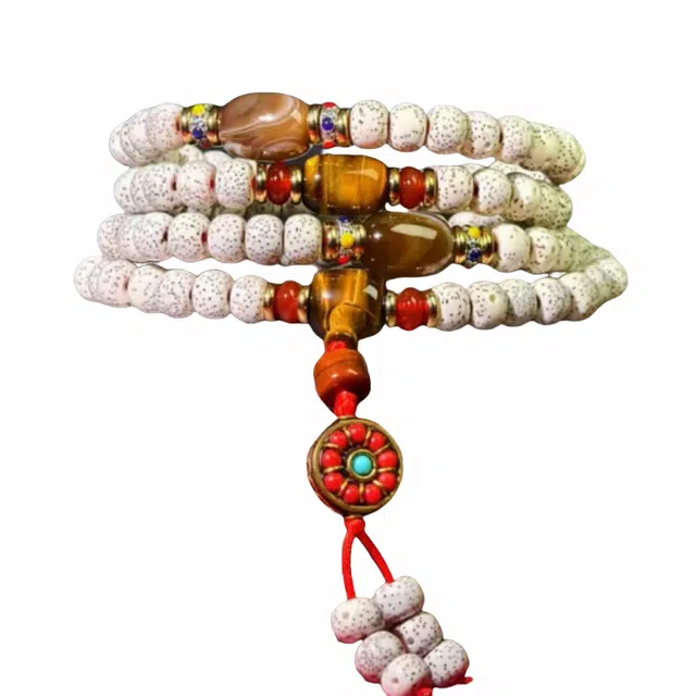 吉千年 【顺丰包邮】新中式复古潮流风 好运 招财进宝 平安顺遂【精品】幻彩海南 星月菩提 手串 男女同款情侣款