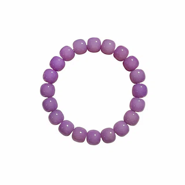 琢玉居 招财纳福 芋泥紫 转运珠 新中式文玩盘玩 简约小清新 菩提根 手串 男女同款情侣款