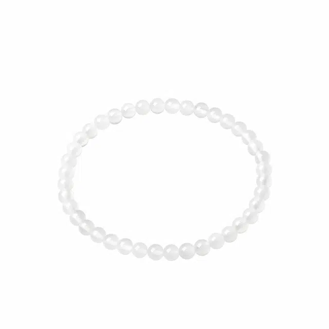 周大福 新中式白色串珠手链手饰【多款可选】百搭女生生日礼 物时尚简约精致 玉髓 手串 女款