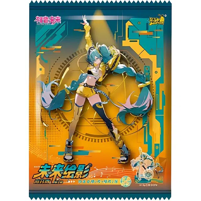 卡游 初音未来绘影流音版摆件 亚克力立牌