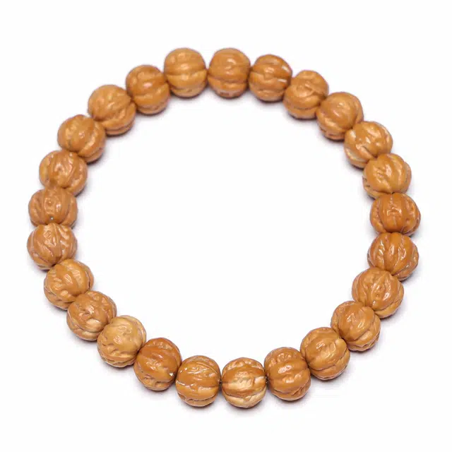 絮物 国潮新中式盘玩文玩佛珠纳福小众设计轻奢高级感考试考研考公上岸转运珠 猴头核桃 手串 男女同款情侣款