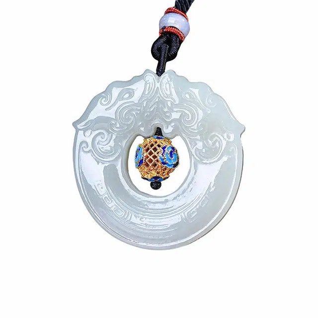 舒杰 复古民族风仿古兽 和田玉 白玉 男女同款情侣款