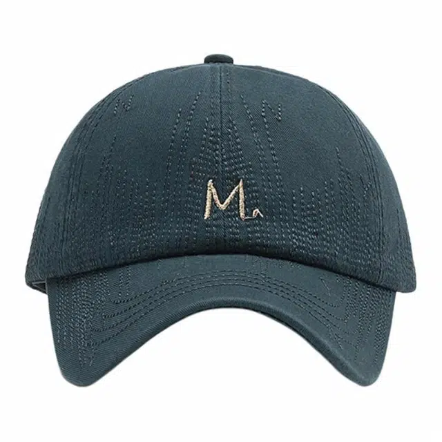 浪莎 夏季软顶字母刺绣加深帽围棒球帽户外遮阳男女士棒球帽子 棉 鸭舌帽 男女同款情侣款