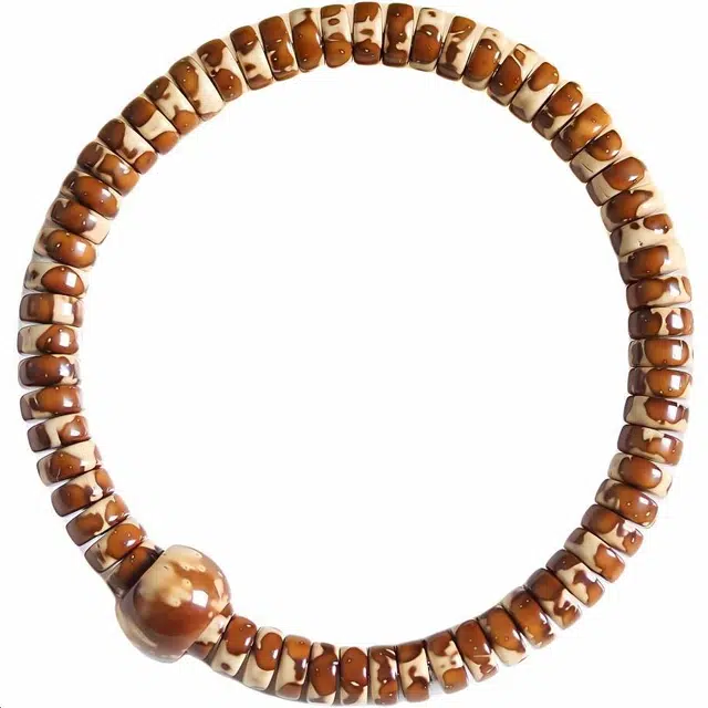 書卓 新式国潮 招财实心鼠 药片珠 花皮精工手工直切文玩盘玩#好运 时来运转 优雅气质 紫金鼠 手串 男女同款情侣款