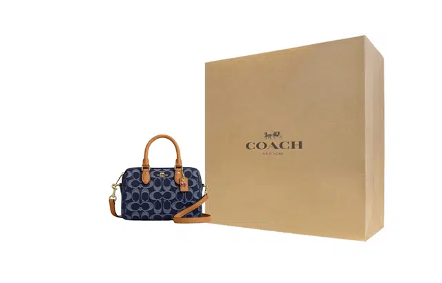 COACH Rowan 18 Denim Blue