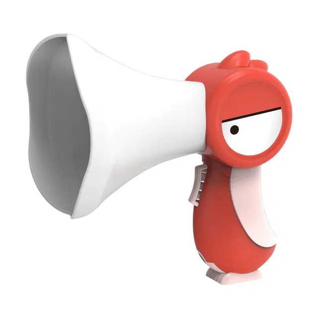 蒙小仔 创意趣味小鸟扩音变声器 搞笑喇叭录音整蛊 玩具