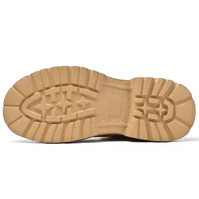 袋鼠头 牛剖层革 舒适软底软面 短筒 马丁靴 男款