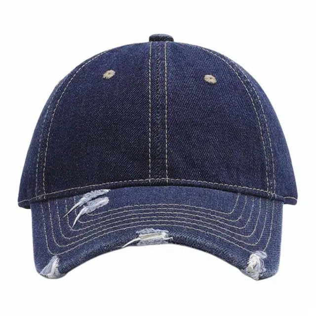 浪莎 男女水洗软顶复古弯檐做旧棒球帽户外磨破光板中性鸭舌帽 男女同款 棉 鸭舌帽 男女同款情侣款