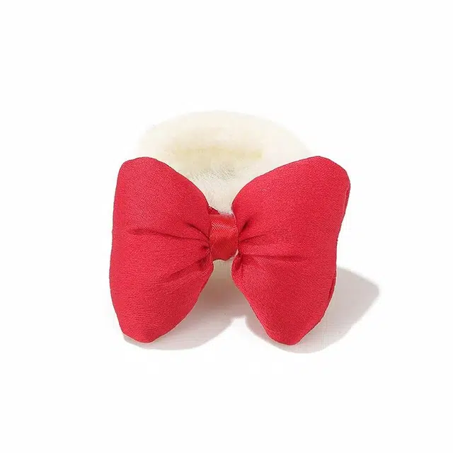 如花梦 小皮筋可爱蝴蝶结扎马尾辫公主风 布艺 发圈/头绳 女款